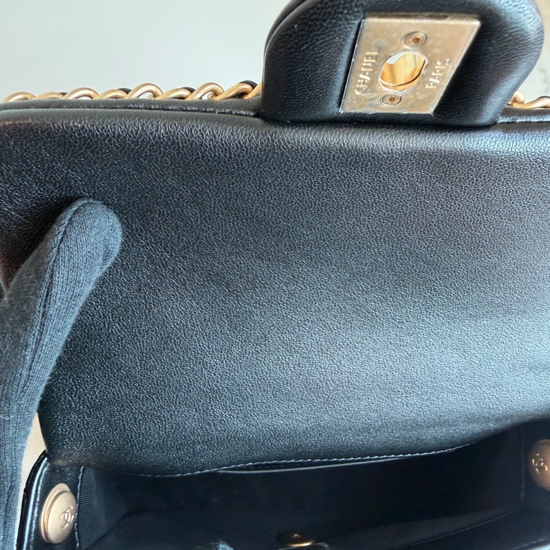 CHANEL 24K滾邊鏈條包 香奈兒晶片款🩷必買款-4