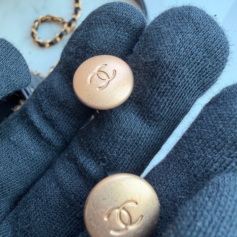 CHANEL 24K滾邊鏈條包 香奈兒晶片款🩷必買款-8
