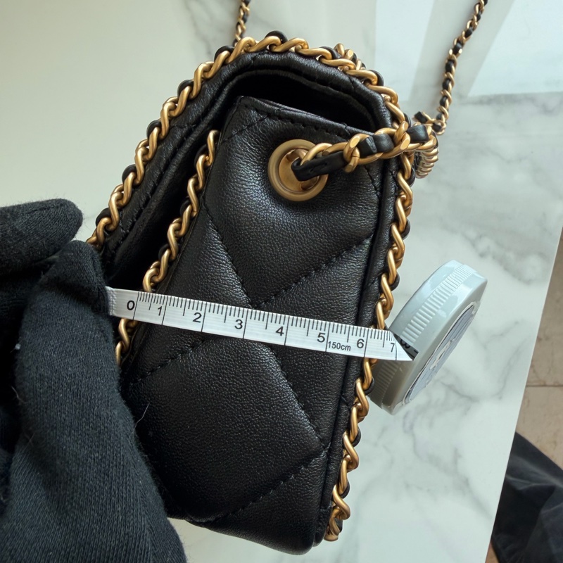 CHANEL 24K滾邊鏈條包 香奈兒晶片款🩷必買款-11