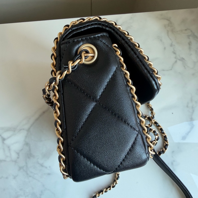 CHANEL 24K滾邊鏈條包 香奈兒晶片款🩷必買款-24