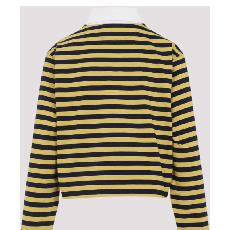 Miu Miu 女士 翻領長袖Polo衫XS S M L碼-4