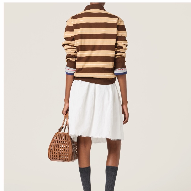 Miu Miu 女士 棉質Polo衫IT-36 IT-38 IT-40 IT-42 IT-44碼-2