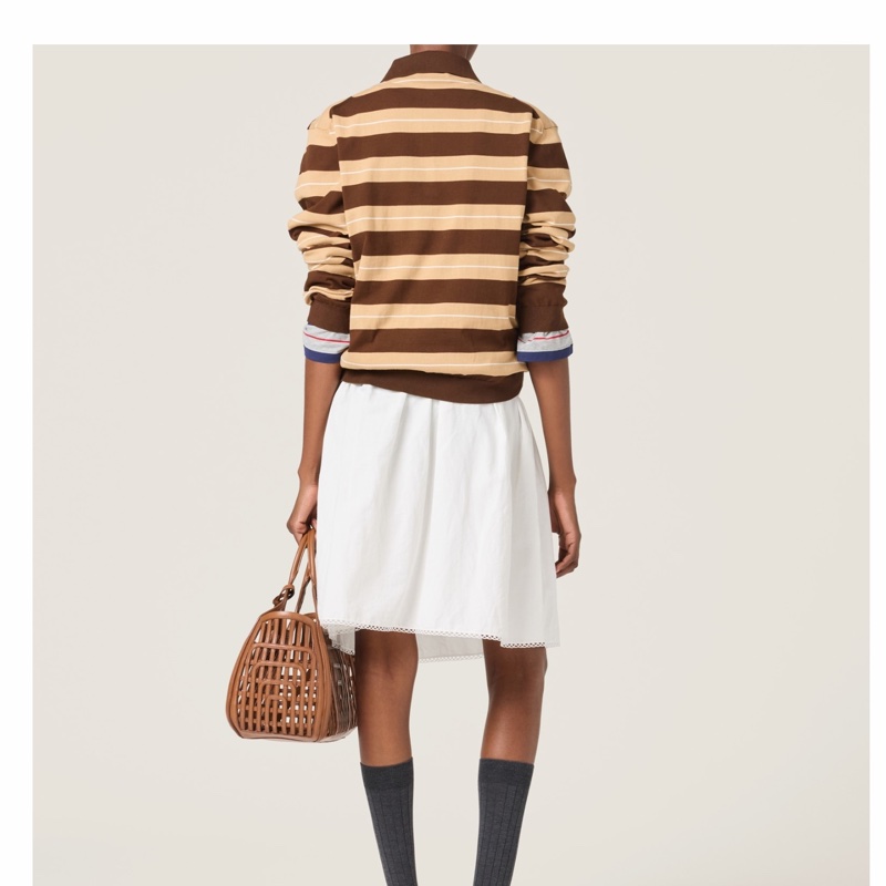 Miu Miu 女士 棉質Polo衫IT-36 IT-38 IT-40 IT-42 IT-44碼-5