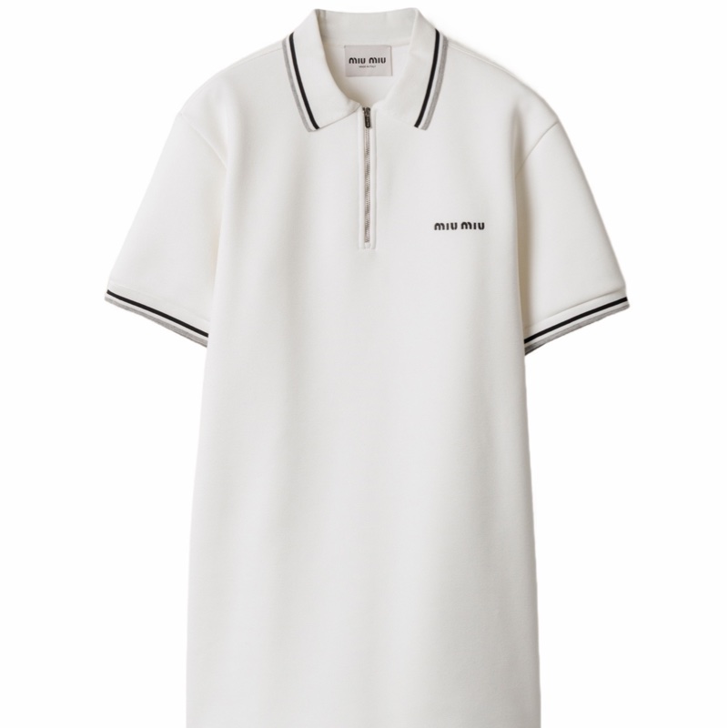 Miu Miu 女士 短袖連衣裙IT-36 IT-38 IT-40 IT-42碼-0