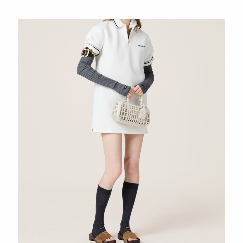 Miu Miu 女士 短袖連衣裙IT-36 IT-38 IT-40 IT-42碼-2