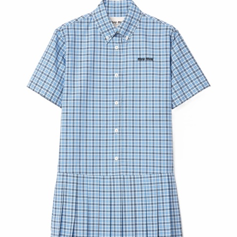 Miu Miu 女士 格紋連衣裙IT-36 IT-38 IT-40 IT-42 IT-46碼