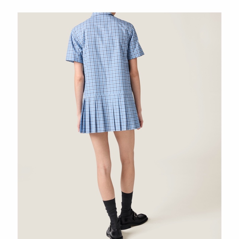 Miu Miu 女士 格紋連衣裙IT-36 IT-38 IT-40 IT-42 IT-46碼-2