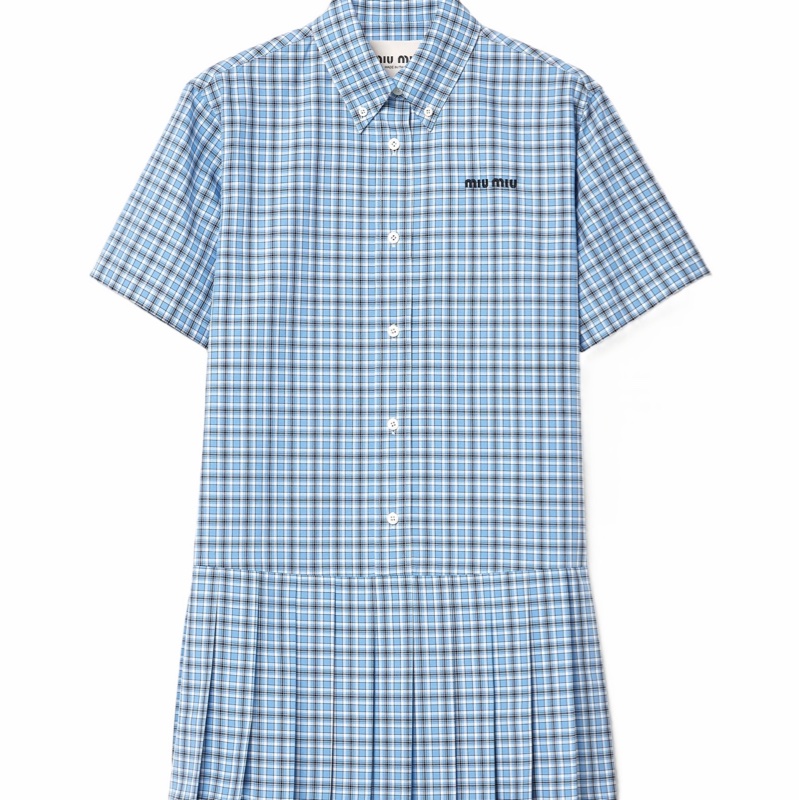 Miu Miu 女士 格紋連衣裙IT-36 IT-38 IT-40 IT-42 IT-46碼-3