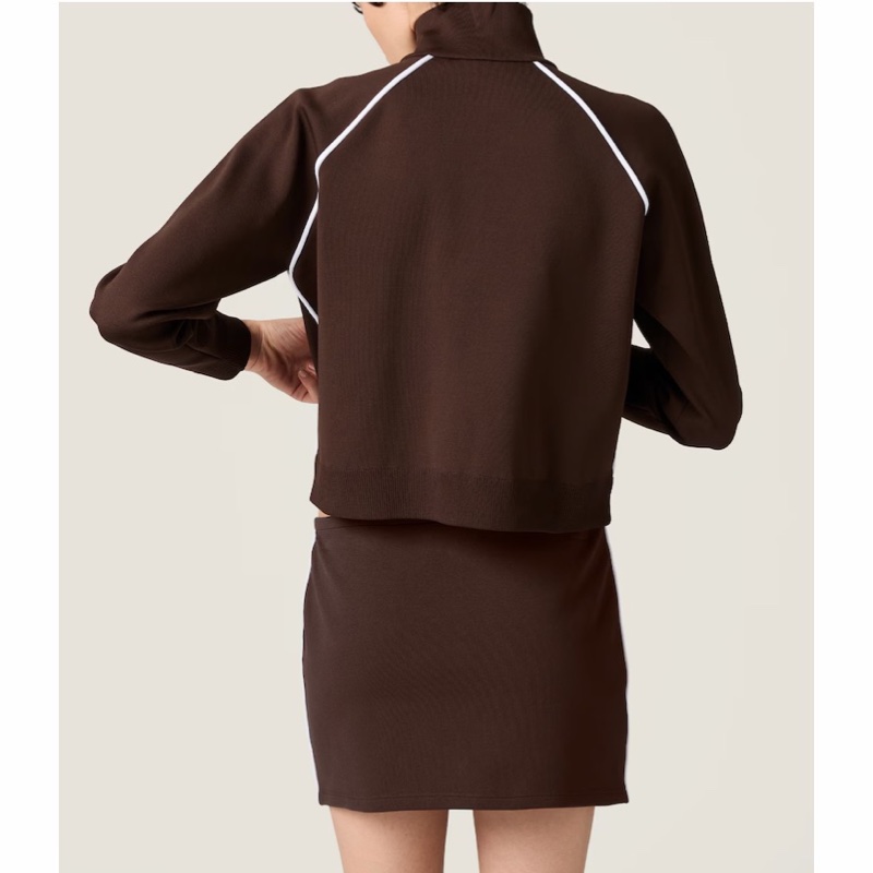 Miu Miu 女士 技術面料拉鍊開衫IT-38 IT-40碼-2