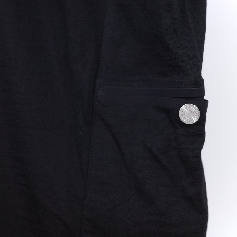 Hermès愛馬仕 男版 Fit 黑色 羊毛短袖 T 恤-3