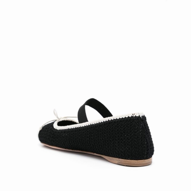 Miu Miu 女士 蝴蝶結裝飾平底鞋36.5 37.5 38 38.5 40碼-2