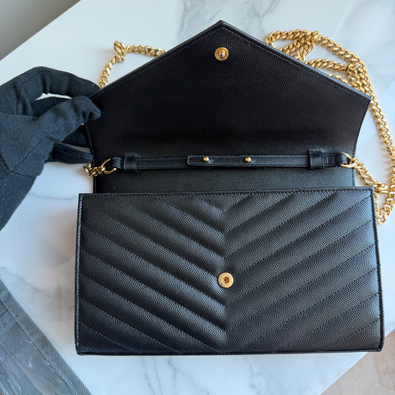 YSL 聖羅蘭經典黑金鏈條包 ❤️🔥 買一個來愛自己-8