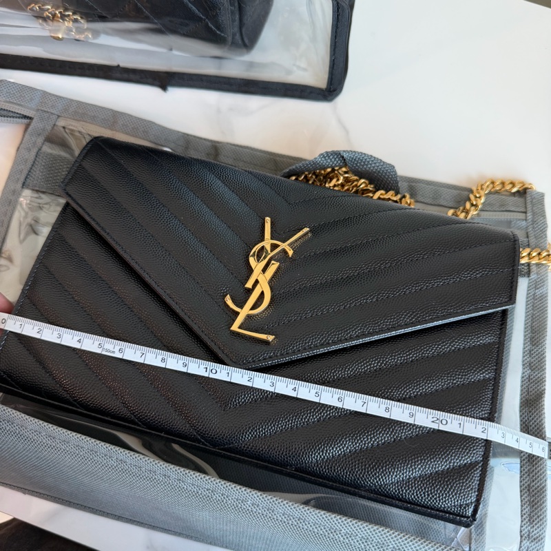 YSL 聖羅蘭經典黑金鏈條包 ❤️🔥 買一個來愛自己-11