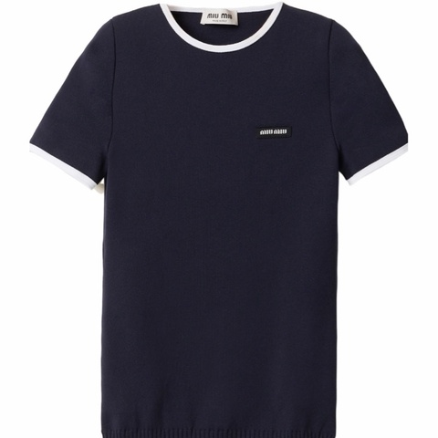 Miu Miu 女士 技術針織圓領毛衣IT-36 IT-38 IT-40 IT-42碼