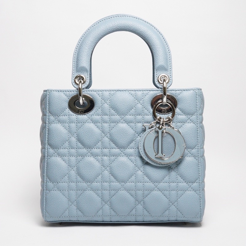 Lady Dior 黛紀包 小型包款 莫蘭迪藍-0