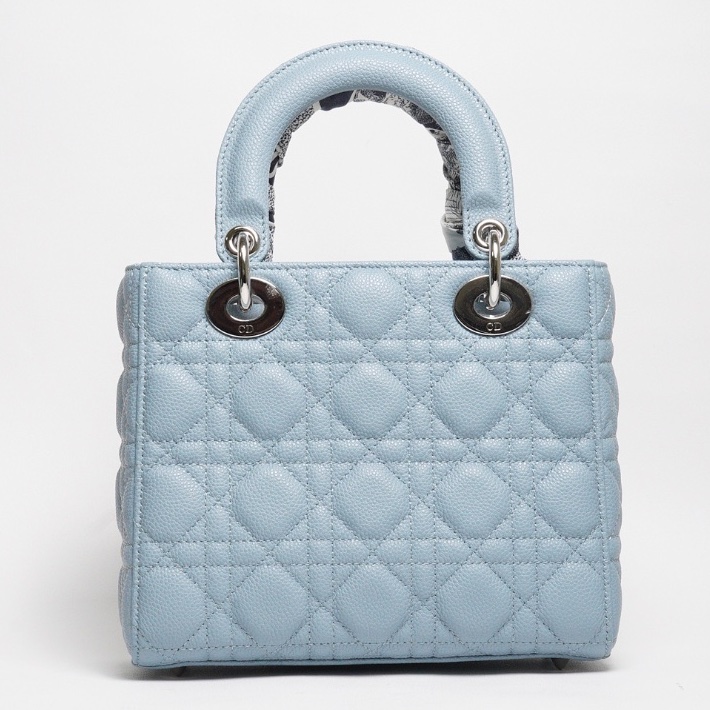 Lady Dior 黛紀包 小型包款 莫蘭迪藍-1