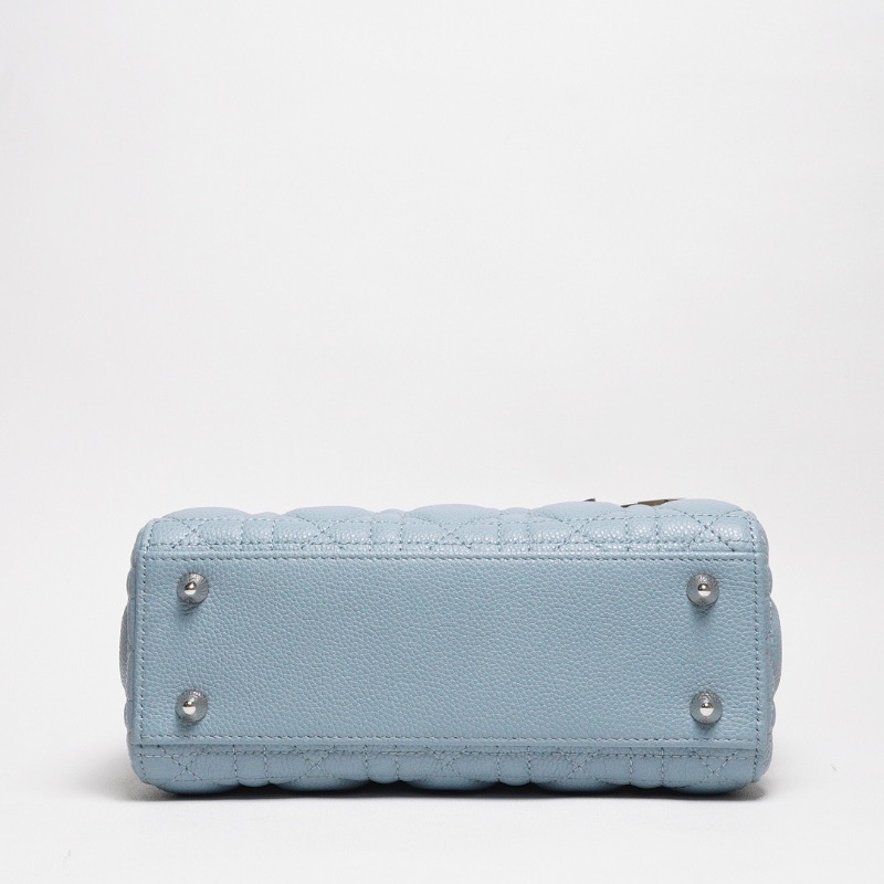 Lady Dior 黛紀包 小型包款 莫蘭迪藍-4