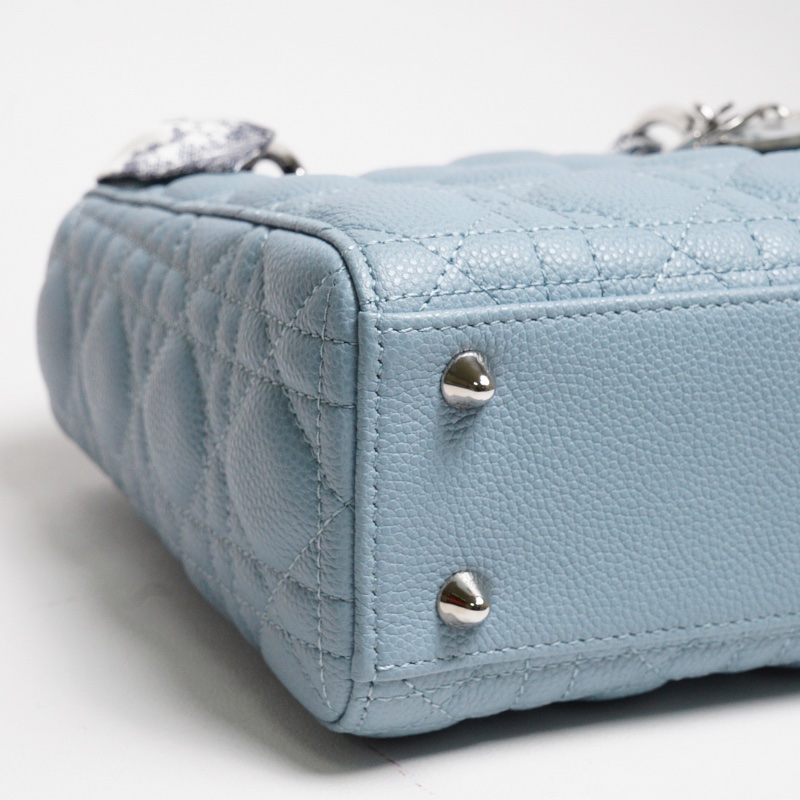 Lady Dior 黛紀包 小型包款 莫蘭迪藍-7