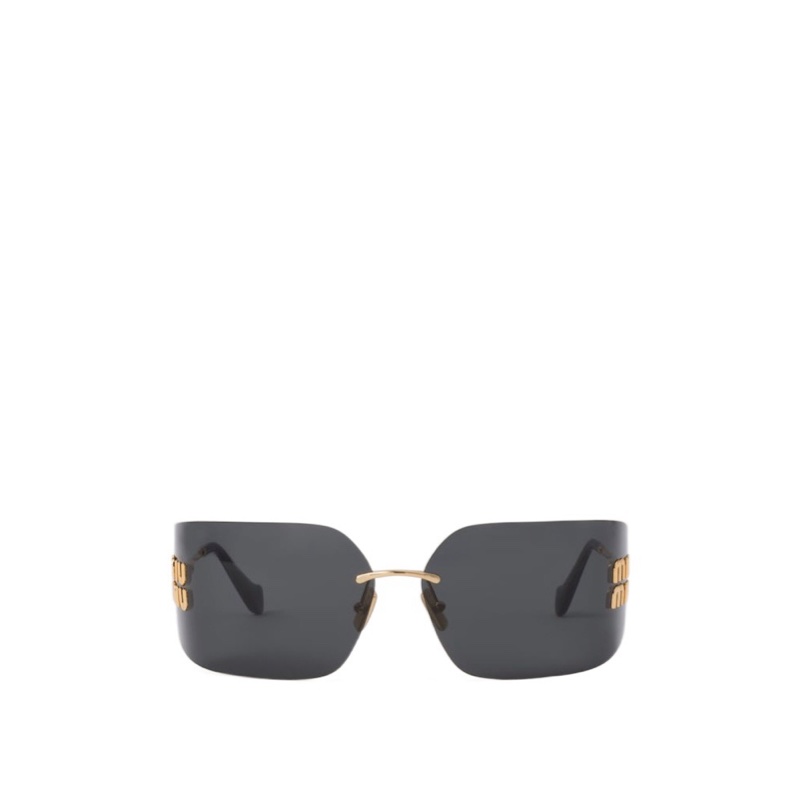 Miu Miu 女士 徽標太陽鏡80 均碼碼橋寬: 1.4cm; 鏡腿長: 11cm; 鏡片直徑: 8cm-4