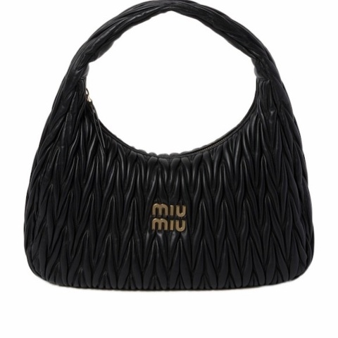 Miu Miu 女士 Miu Wander Matelassé Hobo 包均碼碼40cm*9.5cm*31cm