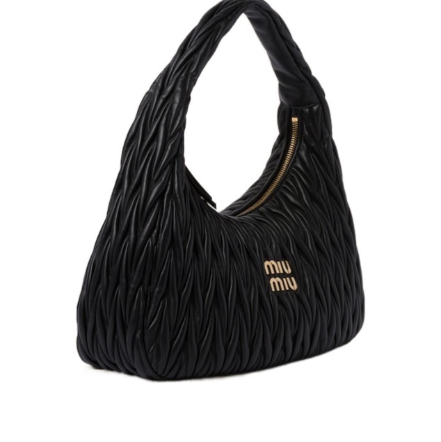 Miu Miu 女士 Miu Wander Matelassé Hobo 包均碼碼40cm*9.5cm*31cm-1