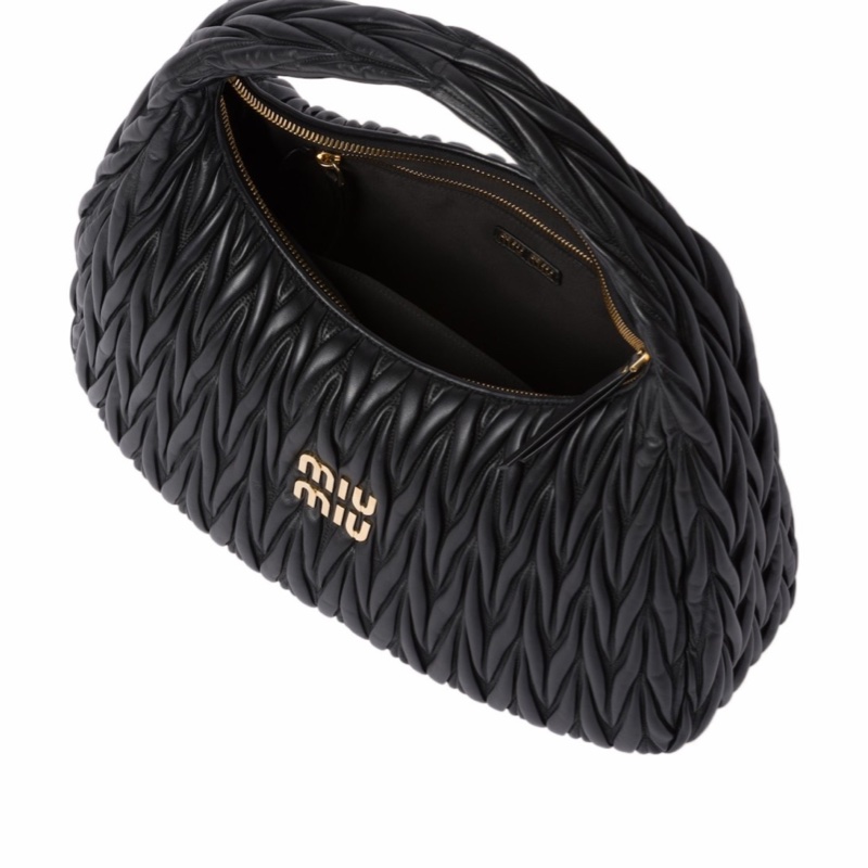 Miu Miu 女士 Miu Wander Matelassé Hobo 包均碼碼40cm*9.5cm*31cm-4