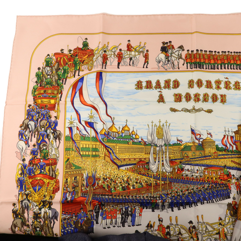 HERMES 絲質Scarf 90x90絲巾-1