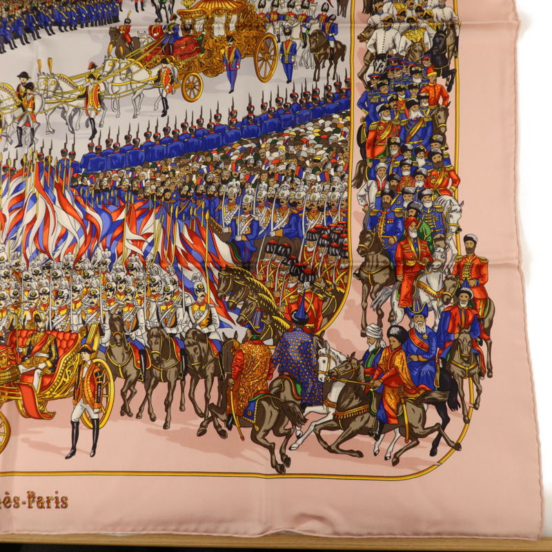 HERMES 絲質Scarf 90x90絲巾-3