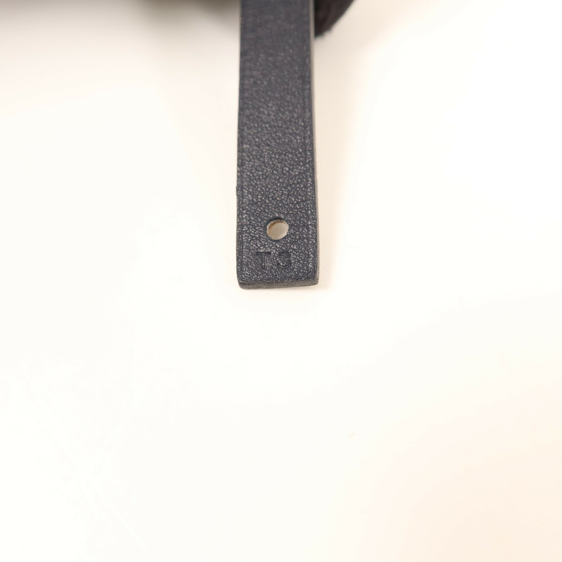 HERMES Swift皮革A To Z金扣手鏈Bleu Indigo-10