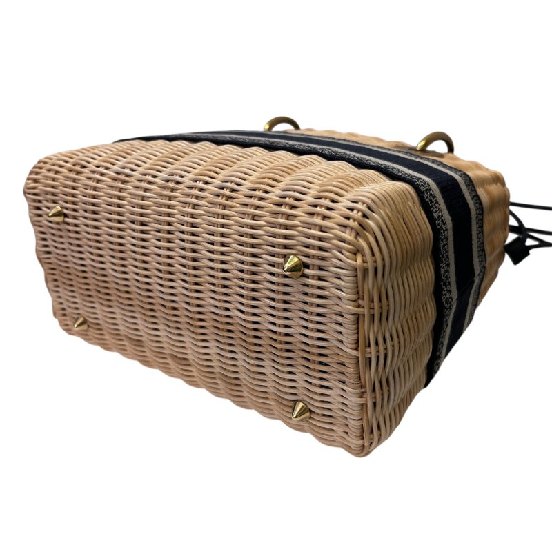 DIOR藤編三格黛妃兩用包-3