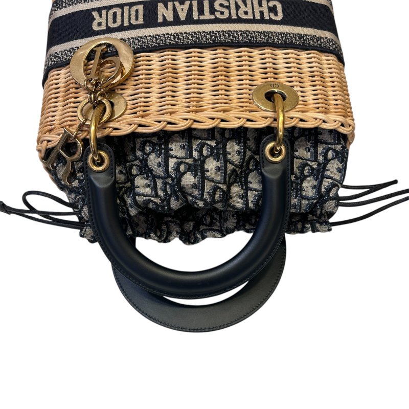 DIOR藤編三格黛妃兩用包-6