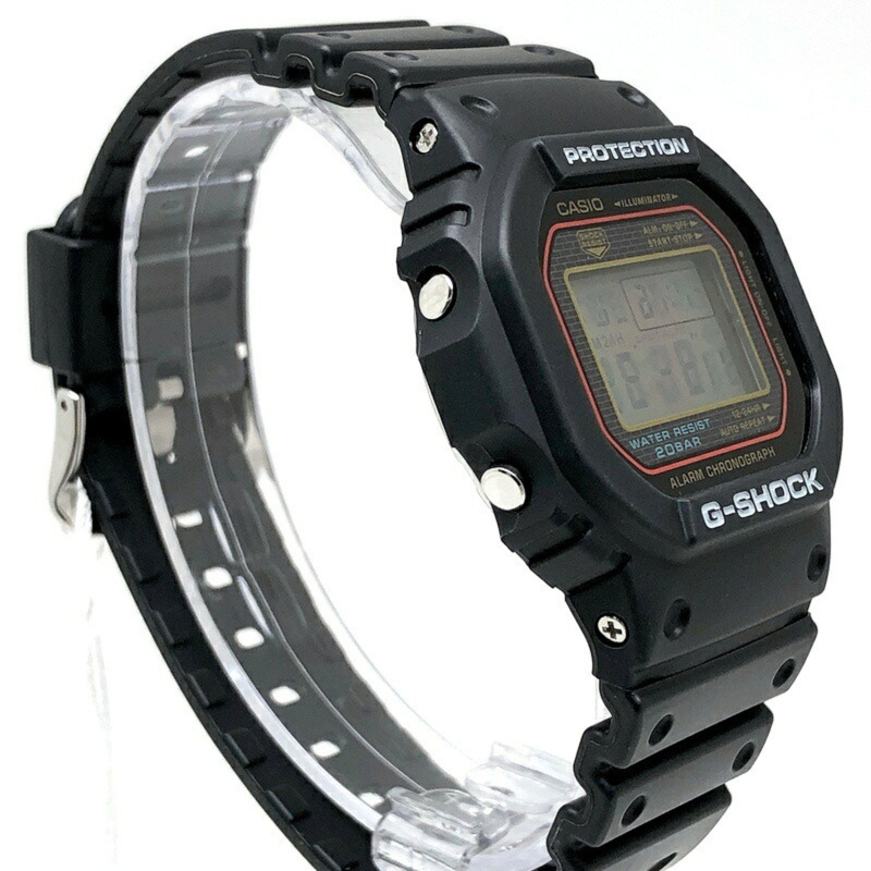 卡西歐 G-SHOCK DW-5000SL-1 史派克李 25 週年紀念合作款,螺絲後蓋,2008 年 10 月發售,三國丘店-1