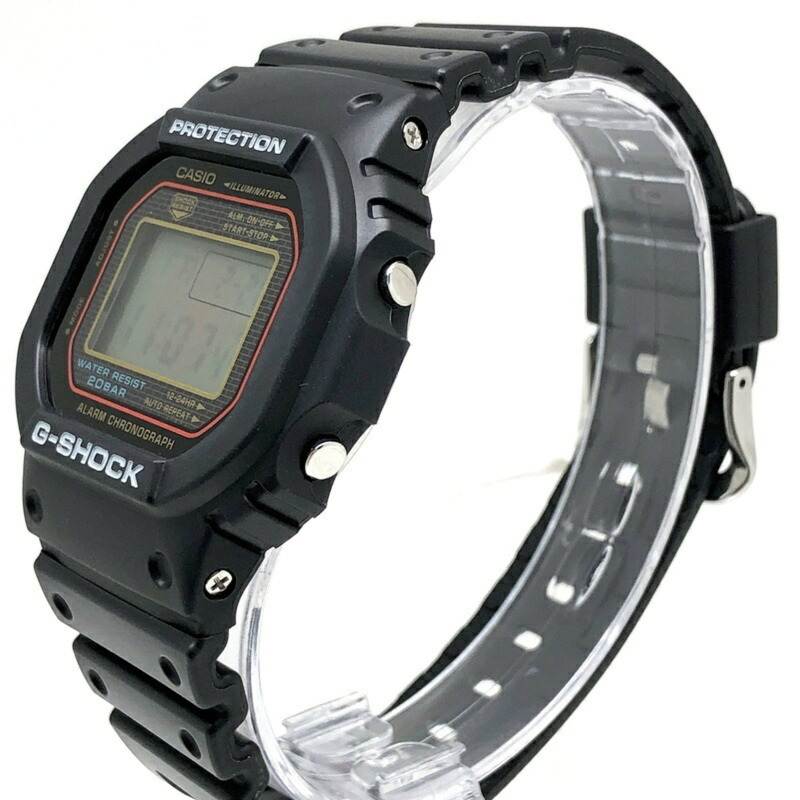 卡西歐 G-SHOCK DW-5000SL-1 史派克李 25 週年紀念合作款,螺絲後蓋,2008 年 10 月發售,三國丘店-2