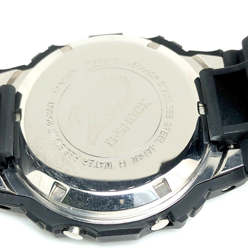 卡西歐 G-SHOCK DW-5000SP-1 20週年紀念款腕錶,旋入式後蓋,鏡面後蓋,EL背光,PROJECT TEAM Tough系列,2003年5月發售,三國丘店-7