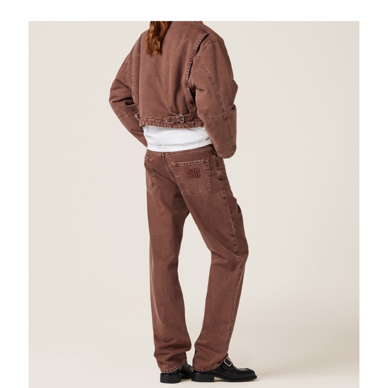 Miu Miu 女士 天鵝絨領華達呢夾克IT-38 IT-44碼-2