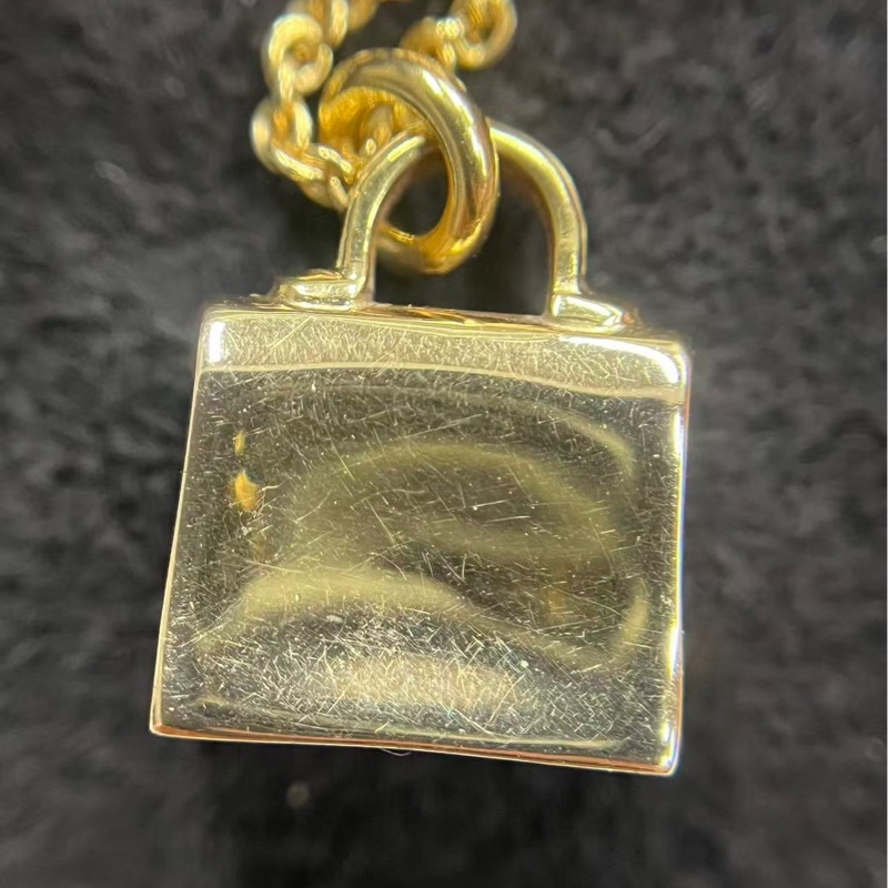 Hermes Kelly necklace
玫瑰金满鑽-7