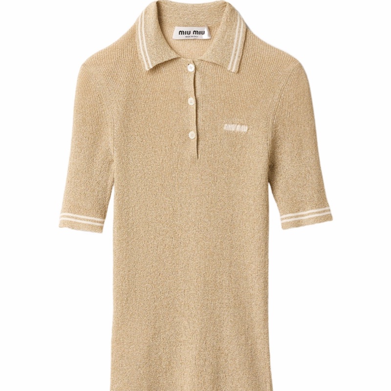 Miu Miu 女士 短袖針織衫IT-36 IT-38 IT-40碼-0