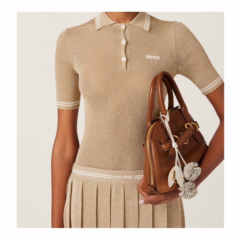 Miu Miu 女士 短袖針織衫IT-36 IT-38 IT-40碼-1