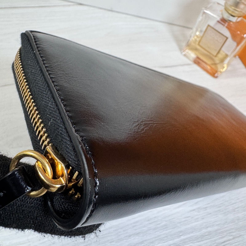 Chloe 🔥草寫字様 拉鍊長夾-18