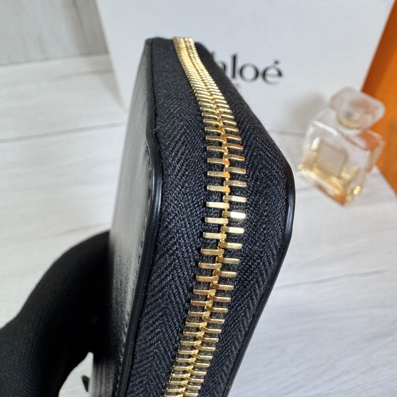 Chloe 🔥草寫字様 拉鍊長夾-22