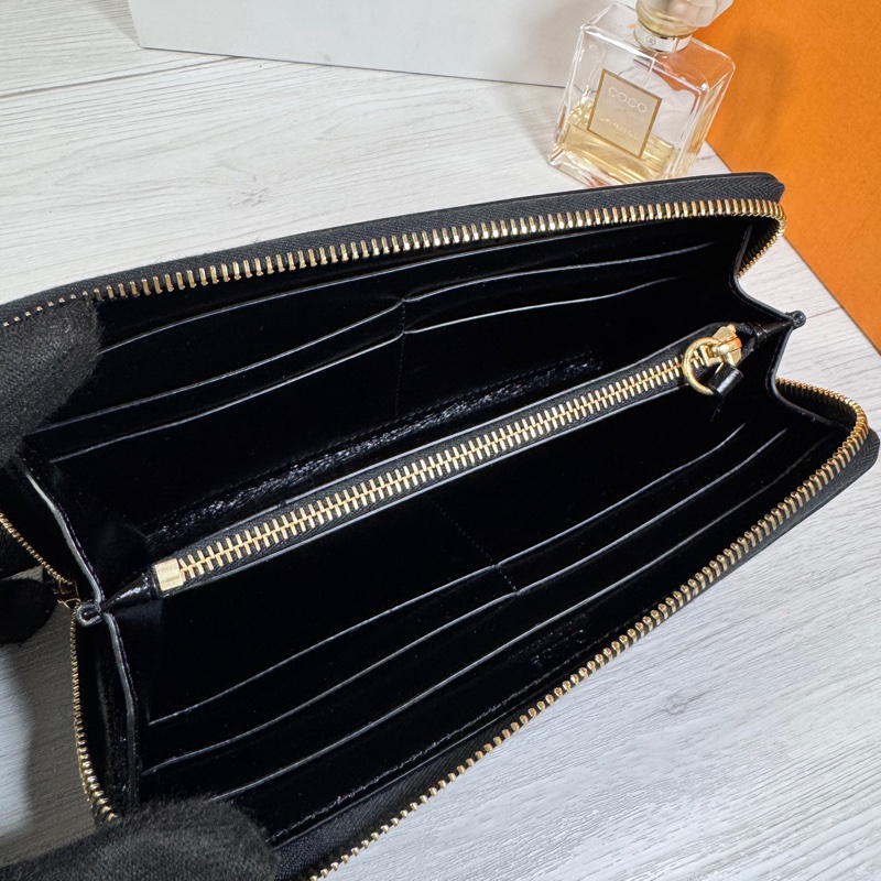 Chloe 🔥草寫字様 拉鍊長夾-23