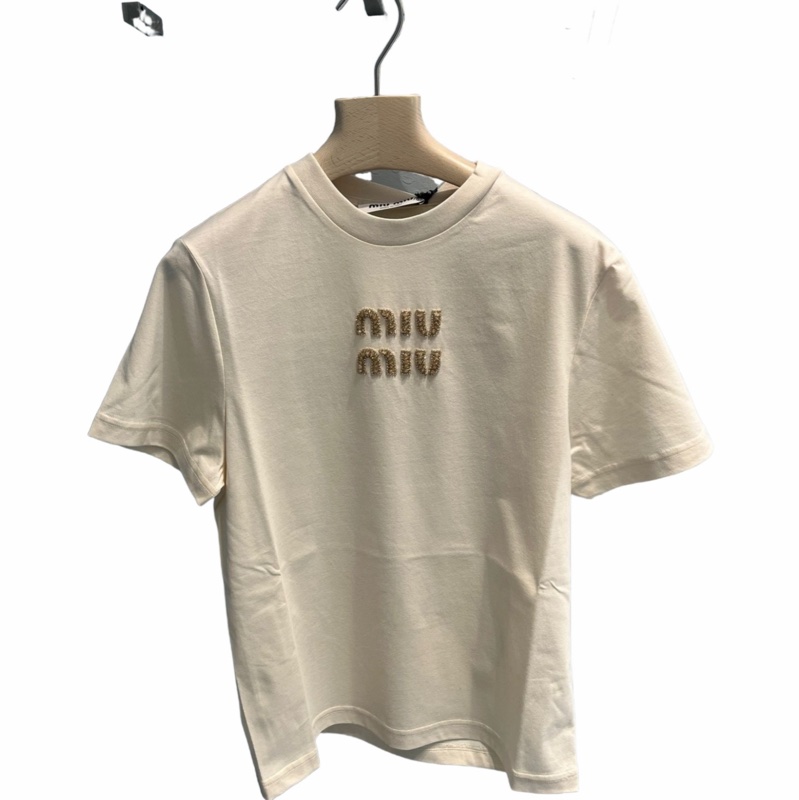 Miu Miu 女士 短袖T恤XS S M L碼-0
