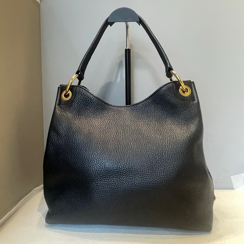 Prada/普拉達 Prada手提單肩包黑金32*28-3