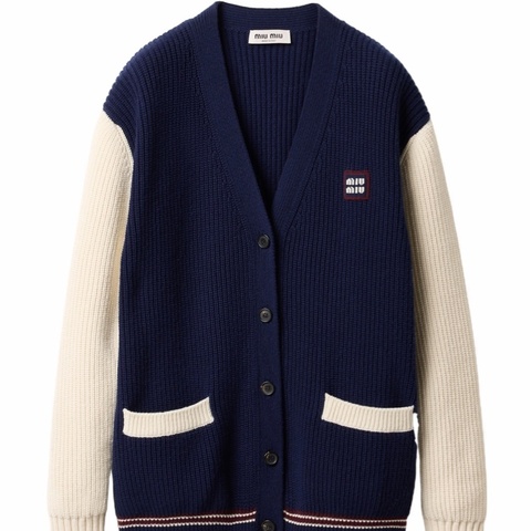 Miu Miu 女士 羊毛和羊絨開衫IT-36 IT-38 IT-40碼