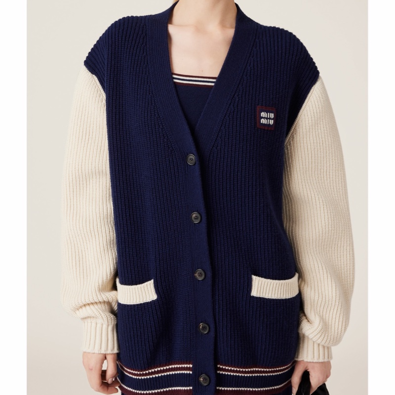 Miu Miu 女士 羊毛和羊絨開衫IT-36 IT-38 IT-40碼-1