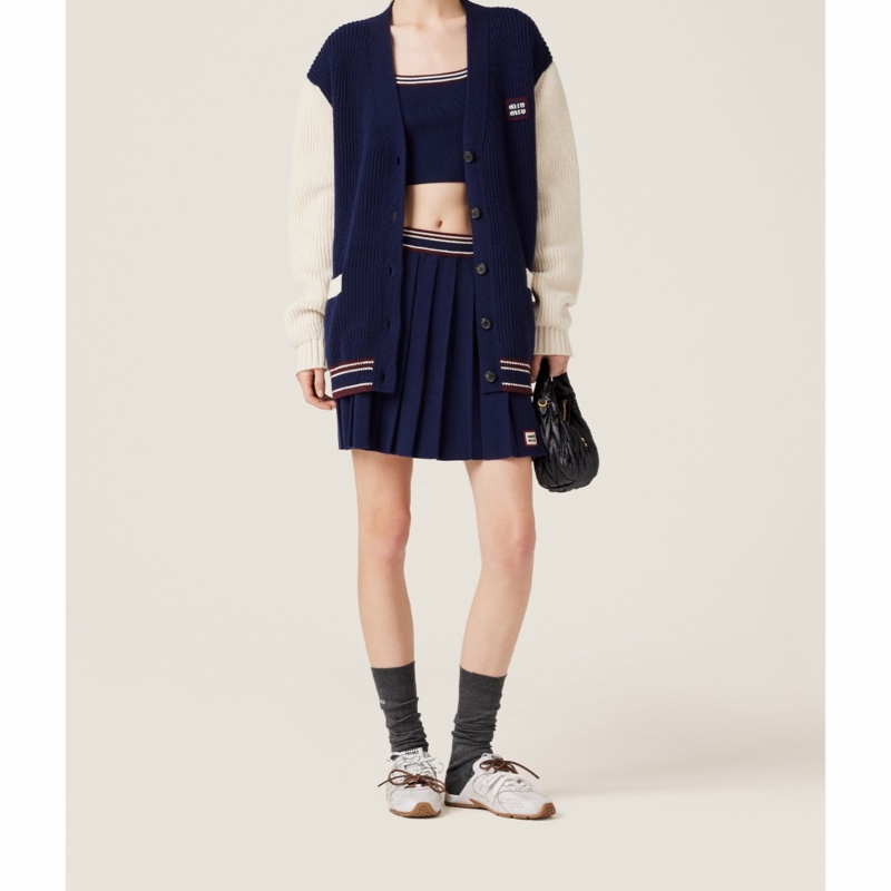 Miu Miu 女士 羊毛和羊絨開衫IT-36 IT-38 IT-40碼-2