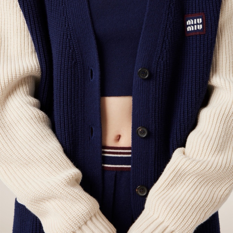 Miu Miu 女士 羊毛和羊絨開衫IT-36 IT-38 IT-40碼-4