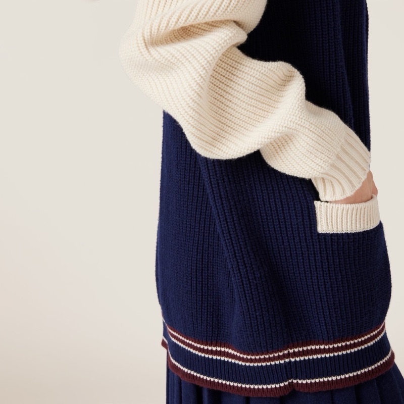 Miu Miu 女士 羊毛和羊絨開衫IT-36 IT-38 IT-40碼-5