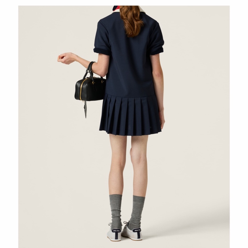 Miu Miu 女士 短袖連衣裙IT-38 IT-40 IT-42碼-3