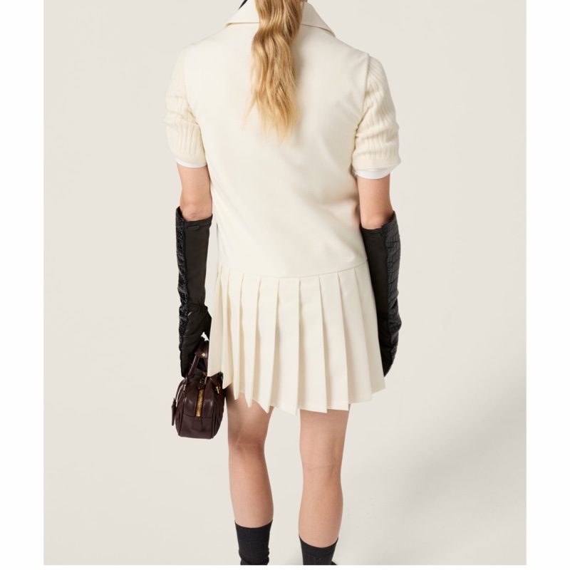 Miu Miu 女士 無袖連衣裙IT-36 IT-38 IT-40 IT-42-2